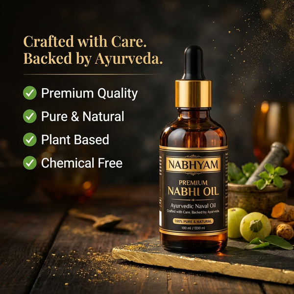 NABHYAM™ Pure Nabhi Care Oil | Traditional Belly Button Oiling Blend