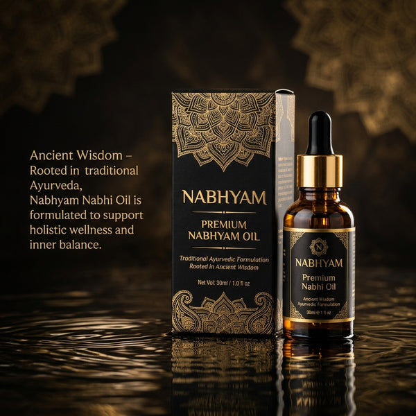NABHYAM™ Pure Nabhi Care Oil | Traditional Belly Button Oiling Blend